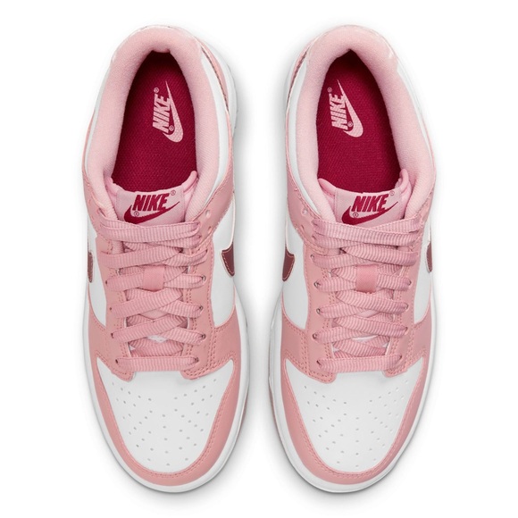 NEW! NIKE Dunk Low GS 7Y | Pink Glaze White Pomegranate - Picture 7 of 16